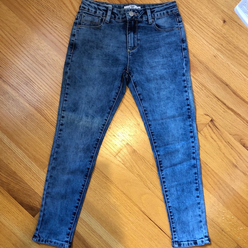 Girl’s Vintage Designed Skinny Fit Denim Jeans